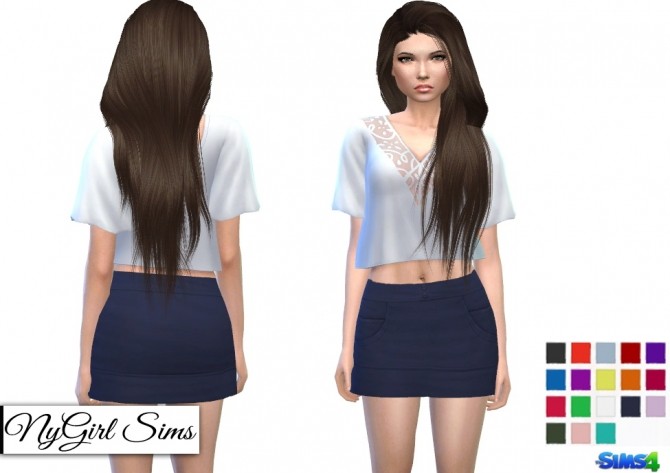 Sims 4 Four Pocket Skirt at NyGirl Sims