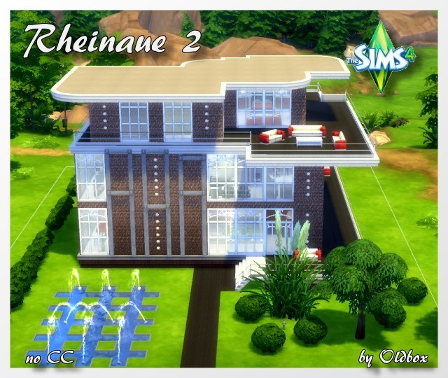 Sims 4 Rheinaue 2 house by Oldbox at All 4 Sims