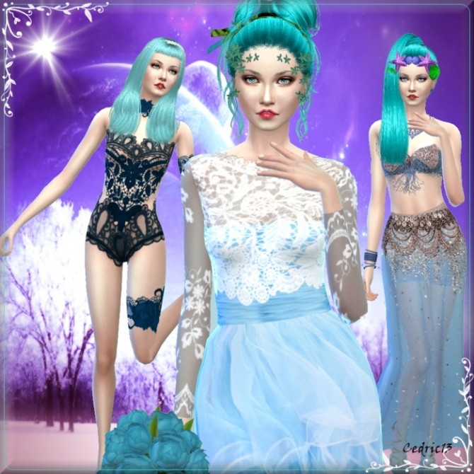 Sims 4 Blue Rhapsody by Cedric13 at L’univers de Nicole
