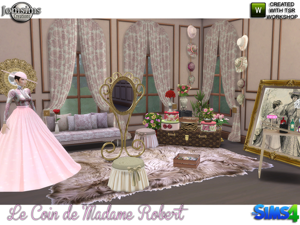 Sims 4 Le coin de madame Robert by jomsims at TSR