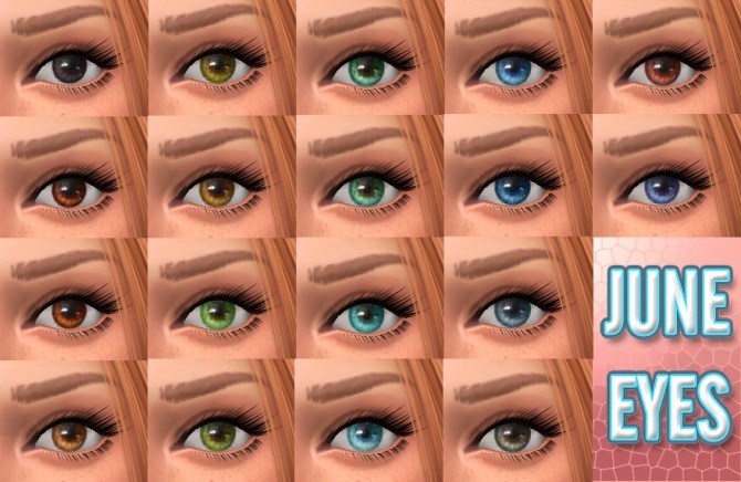 Sims 4 June Default Replacement Eyes by kellyhb5 at Mod The Sims