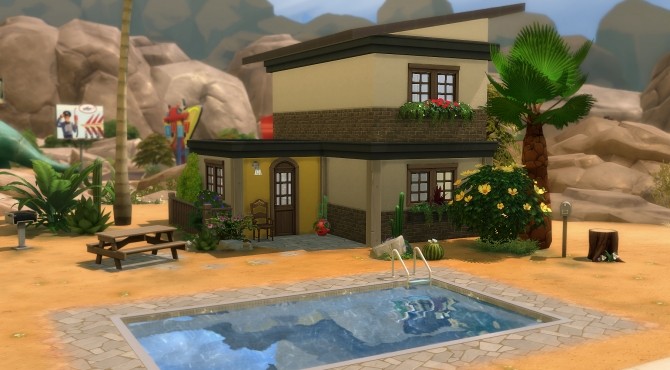 Sims 4 Aloe Starter house at Studio Sims Creation
