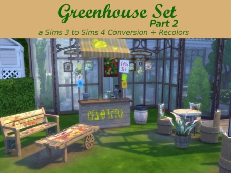 Greenhouse Set Part 2 at Leander Belgraves