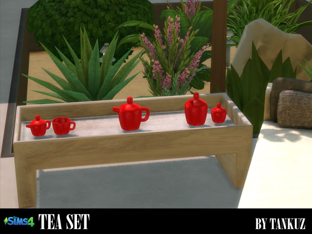 Sims 4 Tea Set at Tankuz Sims4