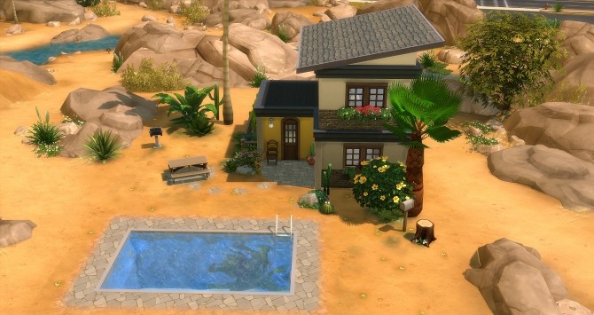 Sims 4 Aloe Starter house at Studio Sims Creation