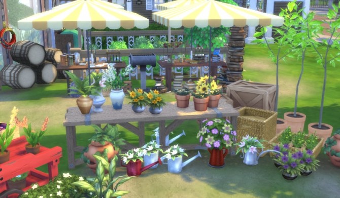 Sims 4 Greenhouse Set Part 2 at Leander Belgraves