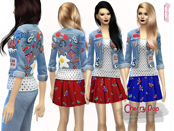 Sims 4 Cherry Pop Capsule Collection I by Simsimay at TSR