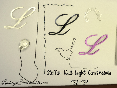 Sims 4 Steffors light conversions at LindseyxSims
