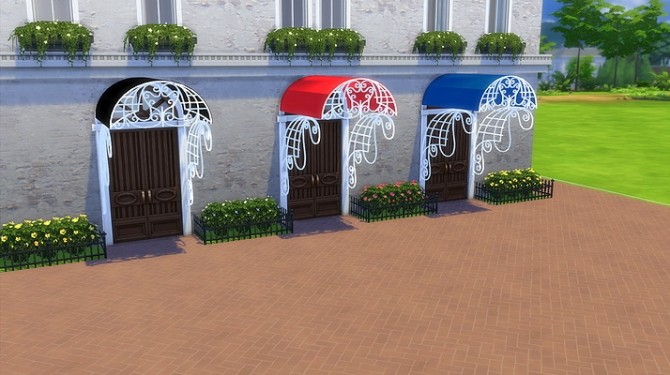 Sims 4 Auvent  Collection at Meinkatz Creations