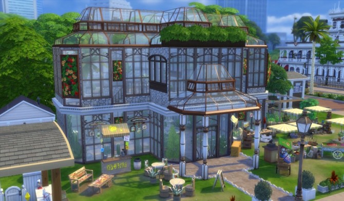 Sims 4 Greenhouse Set Part 1 at Leander Belgraves