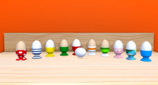 Sims 4 Egg recolors at Budgie2budgie