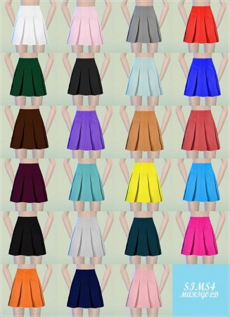 Pleat skirts at Marigold » Sims 4 Updates