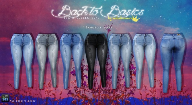 Sims 4 B2B Denim Collection at In a bad Romance