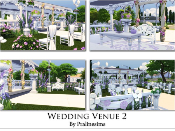 Sims 4 Wedding Venue 2 by Pralinesims at TSR