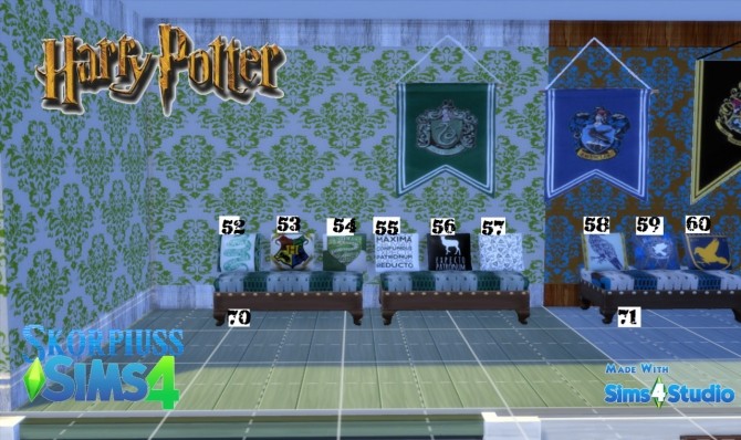 Sims 4 Harry Potter/Hogwarts stuff at Skorpiusss4