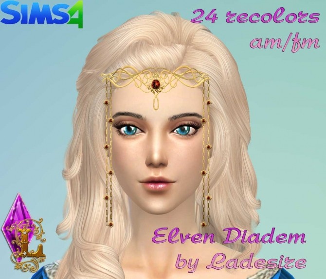 Sims 4 Elven Diadem at Ladesire
