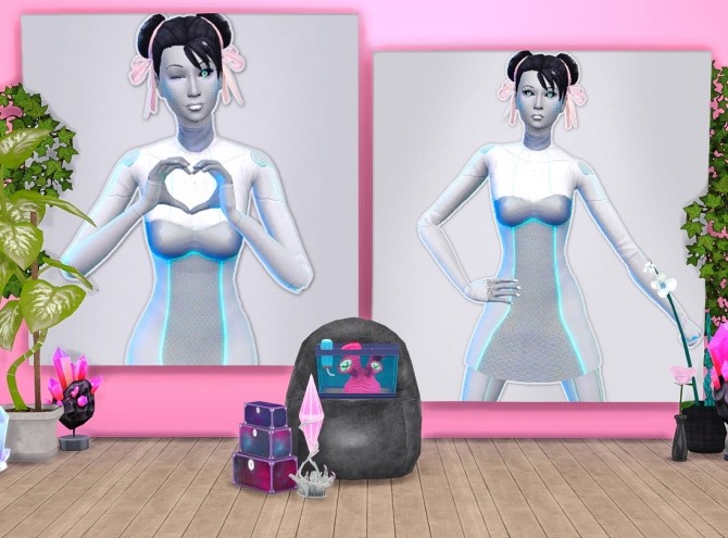 Sims 4 Celldweller/Scandroid fanart paintings at Grilled Cheese Aspiration