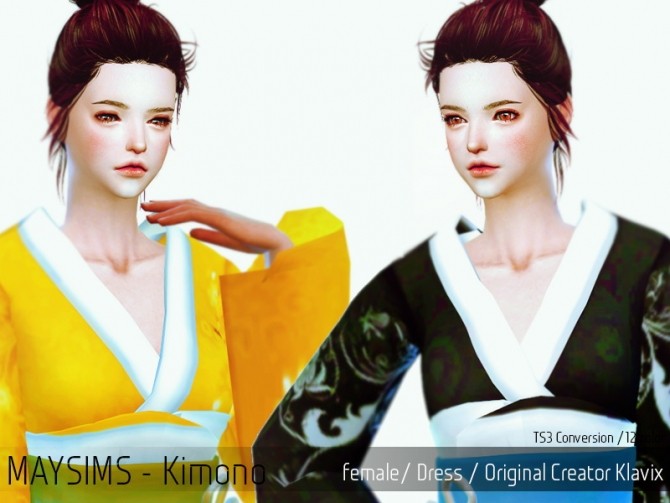Sims 4 Kimono at May Sims