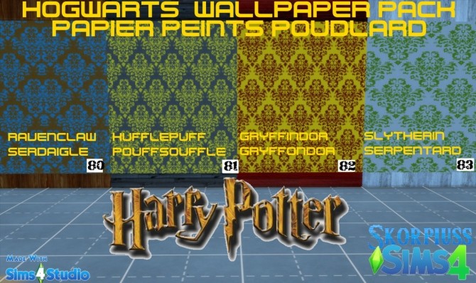 Sims 4 Harry Potter/Hogwarts stuff at Skorpiusss4