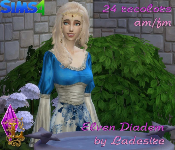 Elven Diadem at Ladesire » Sims 4 Updates