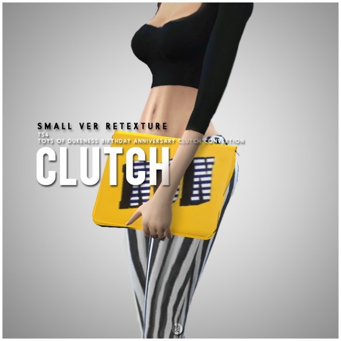 Sims 4 Clutch small ver retexture at Black le