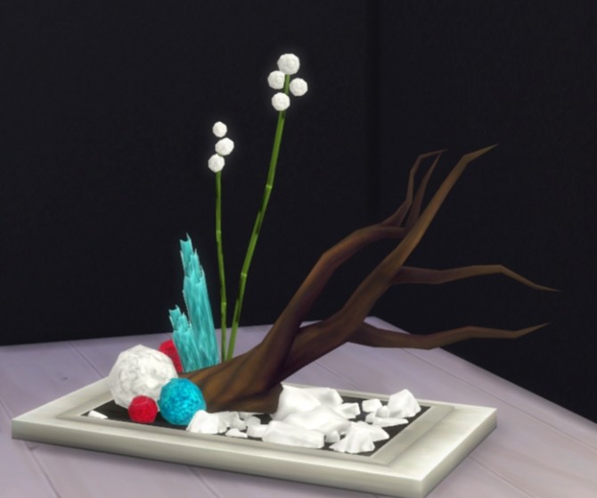 Sims 4 Ikebana Plants Set by Mary Jimenez at pqSims4