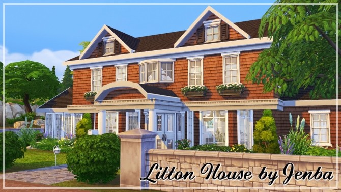 Sims 4 LItton house at Jenba Sims