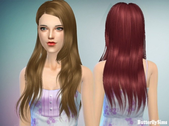 Sims 4 B fly hair 147 (Pay) at Butterfly Sims