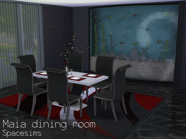 Sims 4 Maia diningroom by spacesims at TSR