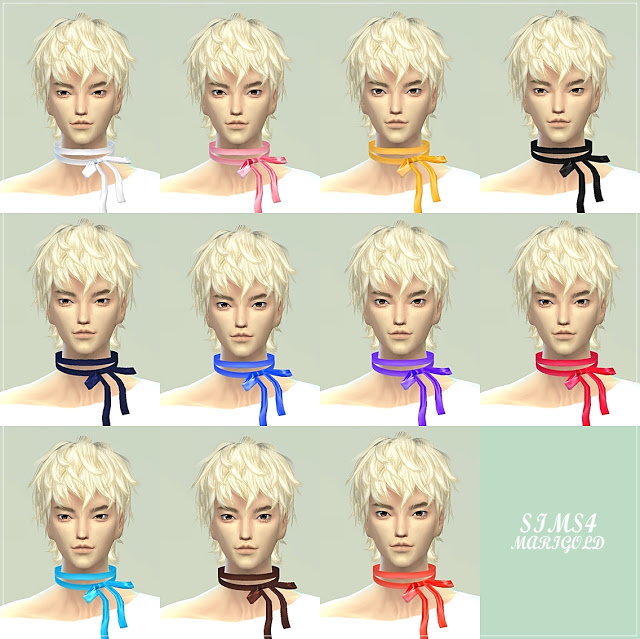Sims 4 Male ribbon set at Marigold