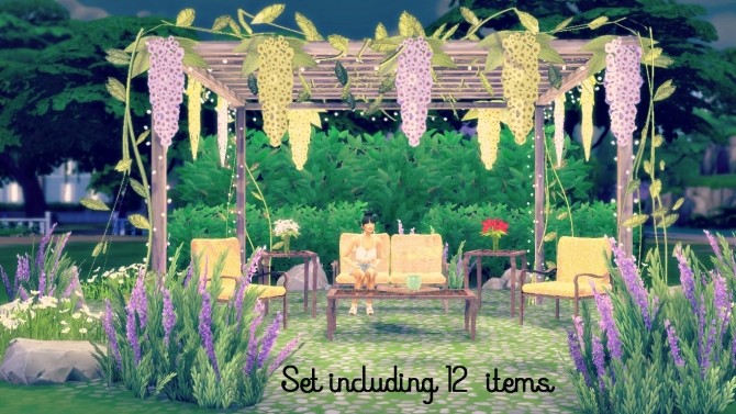 Sims 4 Hawthorne Patio Set by MissPepe92 at The Sims Lover