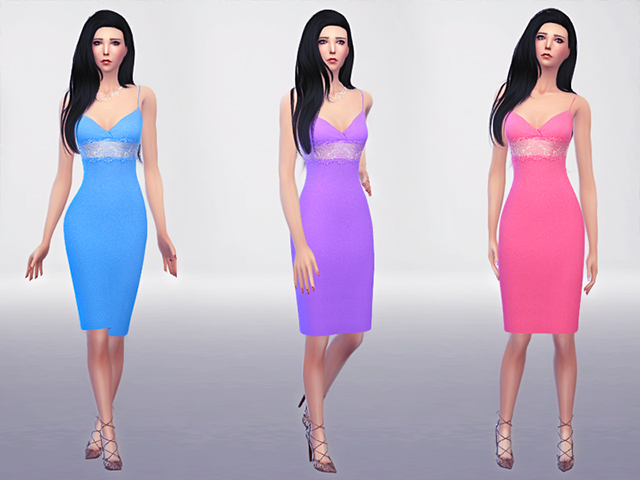 Sims 4 Enchanting Dream Dress by tangerine at Sims Fans