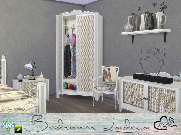 Sims 4 Ladeya Bedroom by BuffSumm at TSR