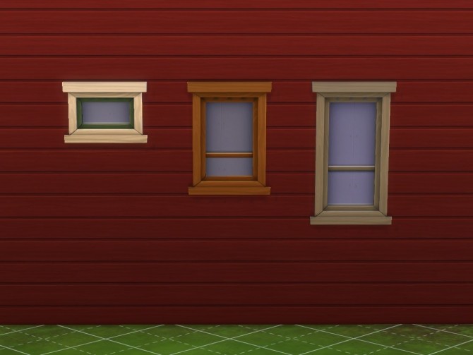 Sims 4 Double Hung Window Add Ons by plasticbox at Mod The Sims