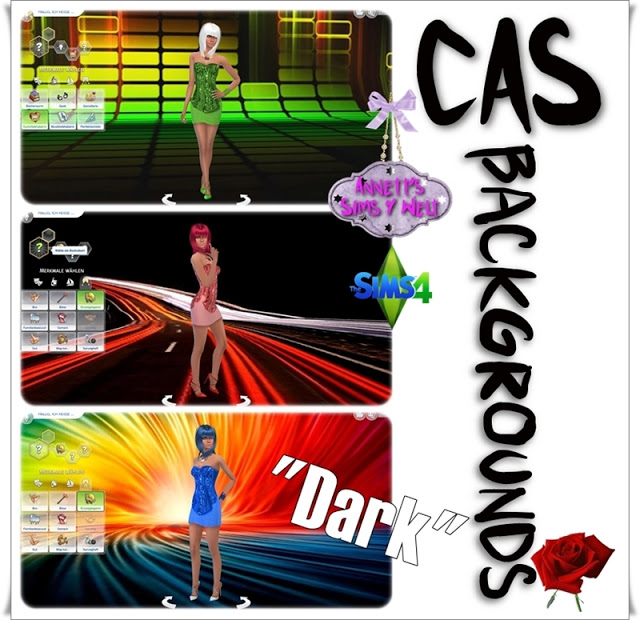Sims 4 Dark CAS Backgrounds at Annett’s Sims 4 Welt