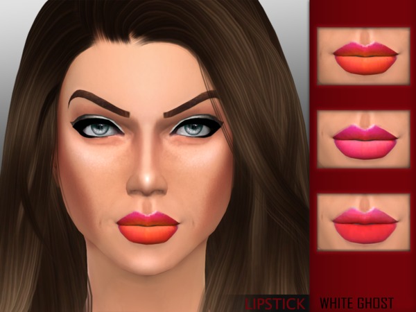 Sims 4 Gradient Lipstick by WhiteGhost at TSR