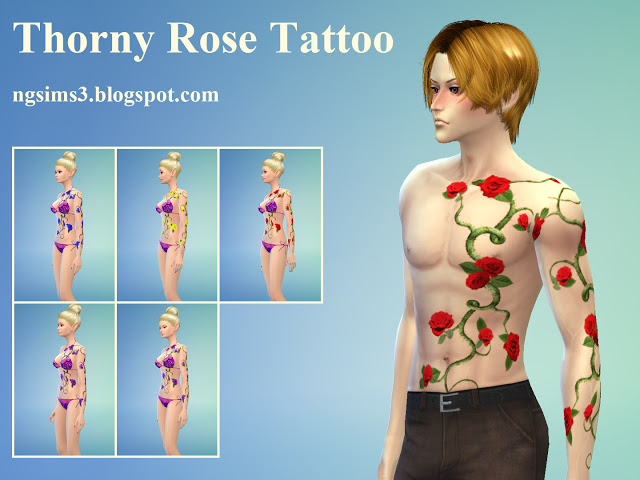 Tattoos v2  The Sims 3 Download  SimsFindscom