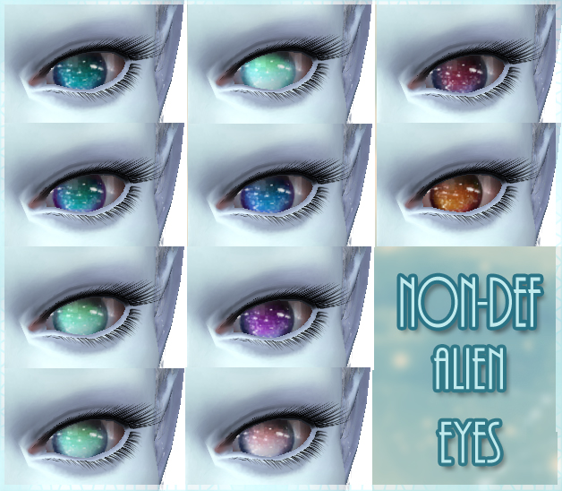 Sims 4 Nebula 10 Non Default Alien Eyes by kellyhb5 at Mod The Sims