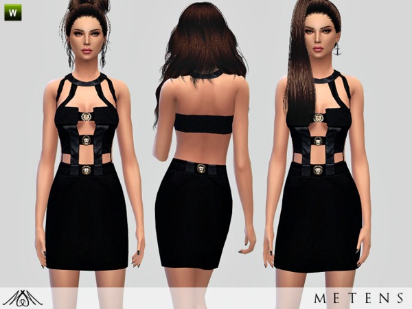 Sims 4 Tonight Dress by Metens at TSR