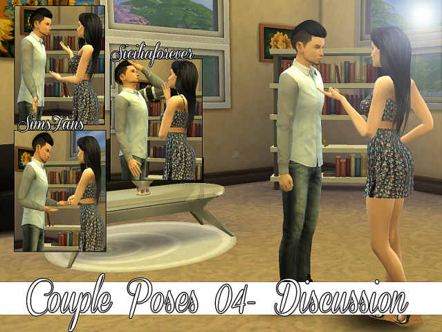 Sims 4 Couple Poses 04 Discussion by Siciliaforever at Sims Fans