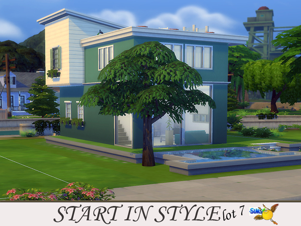 Sims 4 Start in Style lot 7 by evi at TSR