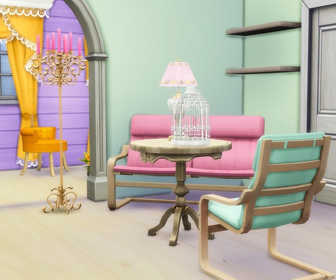Sims 4 Pink spring house at Dani Paradise