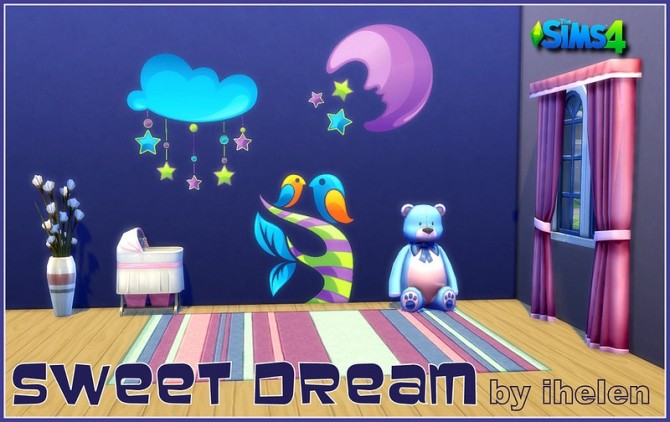 Sims 4 Sticker Sweet Dream at ihelensims