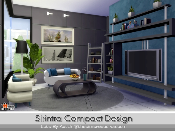 Sims 4 Sirintra Compact Design by Autaki at TSR