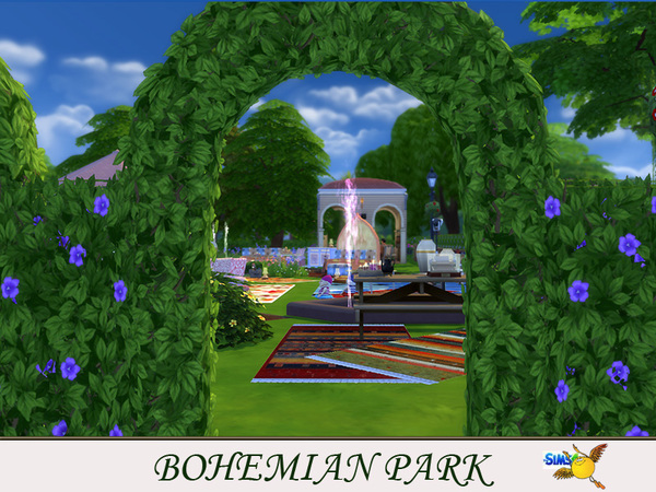 Sims 4 Bohemian Park by evi at TSR