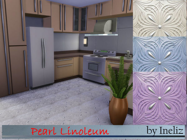 Sims 4 Pearl Linoleum by Ineliz at TSR