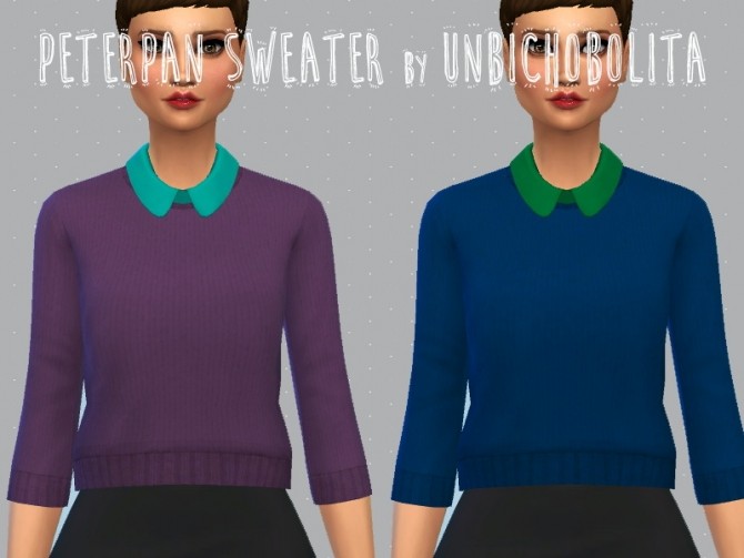 Sims 4 Peterpan sweater at Un bichobolita