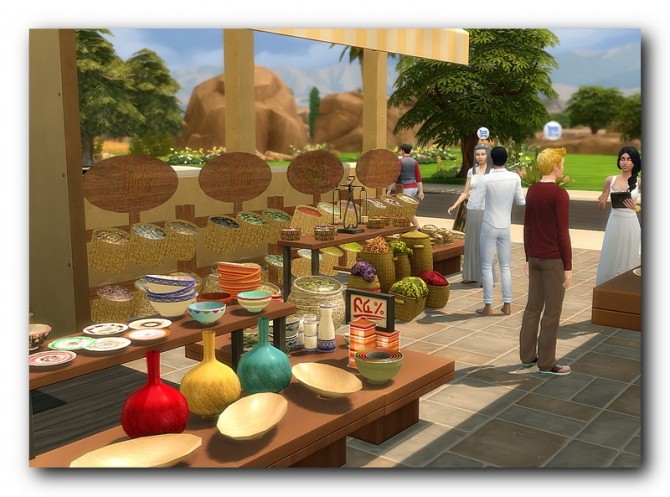 Sims 4 Marrakesh lot at Architectural tricks from Dalila