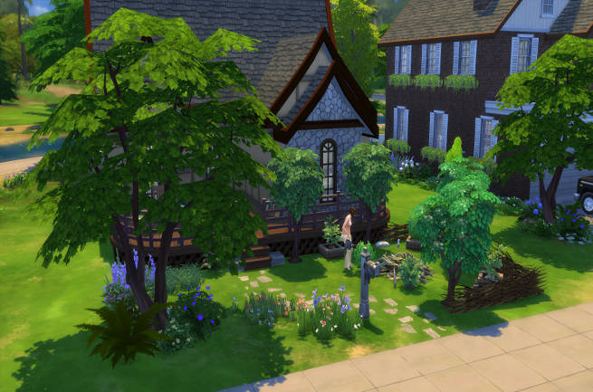 Sims 4 Starter Cottage by SimsAtelier at Blacky’s Sims Zoo