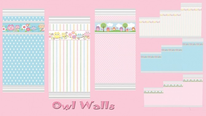 Sims 4 LOVING OWLS decoration set at Alelore Sims Blog